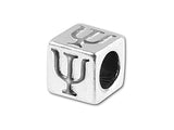 Psi - 5.5mm Sterling Silver Greek Letter