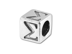 Sigma - 5.5mm Sterling Silver Greek Letter