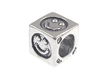 Load image into Gallery viewer, Smily Face - 5.5mm Sterling Silver Symbol