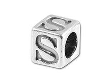 Load image into Gallery viewer, 5.5mm Pewter (Lead Free) Letter S