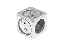 Load image into Gallery viewer, Yin Yang - 5.5mm Sterling Silver Symbol