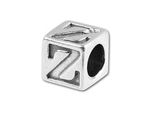 Load image into Gallery viewer, 5.5mm Pewter (Lead Free) Letter Z