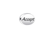 Load image into Gallery viewer, 1 pc Sterling Silver Oval Message Beads 11 x 8 x 3mm, Double-Sided 1.5mm hole, Choose Bead - SSMB