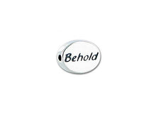 Load image into Gallery viewer, 1 pc Sterling Silver Oval Message Beads 11 x 8 x 3mm, Double-Sided 1.5mm hole, Choose Bead - SSMB