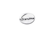 Load image into Gallery viewer, 1 pc Sterling Silver Oval Message Beads 11 x 8 x 3mm, Double-Sided 1.5mm hole, Choose Bead - SSMB