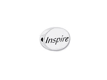 Load image into Gallery viewer, 1 pc Sterling Silver Oval Message Beads 11 x 8 x 3mm, Double-Sided 1.5mm hole, Choose Bead - SSMB