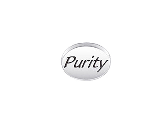 1 pc Sterling Silver Oval Message Beads 11 x 8 x 3mm, Double-Sided 1.5mm hole, Choose Bead - SSMB