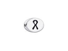 Load image into Gallery viewer, 1 pc Sterling Silver Oval Message Beads 11 x 8 x 3mm, Double-Sided 1.5mm hole, Choose Bead - SSMB