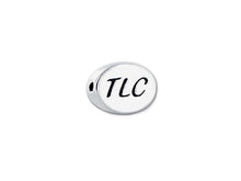 Load image into Gallery viewer, 1 pc Sterling Silver Oval Message Beads 11 x 8 x 3mm, Double-Sided 1.5mm hole, Choose Bead - SSMB