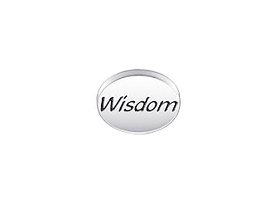 1 pc Sterling Silver Oval Message Beads 11 x 8 x 3mm, Double-Sided 1.5mm hole, Choose Bead - SSMB