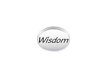 Load image into Gallery viewer, 1 pc Sterling Silver Oval Message Beads 11 x 8 x 3mm, Double-Sided 1.5mm hole, Choose Bead - SSMB