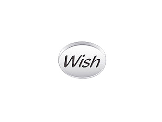 1 pc Sterling Silver Oval Message Beads 11 x 8 x 3mm, Double-Sided 1.5mm hole, Choose Bead - SSMB