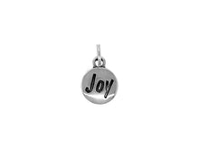 Load image into Gallery viewer, 1 pc Sterling Silver Domed Message Charms 11 x 15 x 3mm, 2mm hole, Choose Charm - SSMC