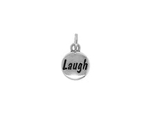 Load image into Gallery viewer, 1 pc Sterling Silver Domed Message Charms 11 x 15 x 3mm, 2mm hole, Choose Charm - SSMC