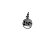 Load image into Gallery viewer, 1 pc Sterling Silver Domed Message Charms 11 x 15 x 3mm, 2mm hole, Choose Charm - SSMC