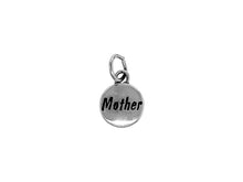 Load image into Gallery viewer, 1 pc Sterling Silver Domed Message Charms 11 x 15 x 3mm, 2mm hole, Choose Charm - SSMC