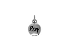 Load image into Gallery viewer, 1 pc Sterling Silver Domed Message Charms 11 x 15 x 3mm, 2mm hole, Choose Charm - SSMC