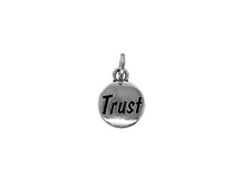 Load image into Gallery viewer, 1 pc Sterling Silver Domed Message Charms 11 x 15 x 3mm, 2mm hole, Choose Charm - SSMC