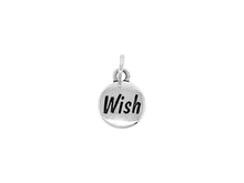 Load image into Gallery viewer, 1 pc Sterling Silver Domed Message Charms 11 x 15 x 3mm, 2mm hole, Choose Charm - SSMC
