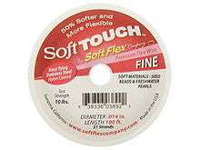 Load image into Gallery viewer, 100 Feet - Soft Touch .014 inch FINE 21 Strand Wire  Clear (Satin Silver) - BeadPrism