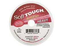 Load image into Gallery viewer, 100 Feet - Soft Touch .024 inch HEAVY 49 Strand Wire  Clear (Satin Silver) - BeadPrism