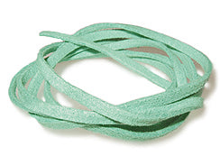 Turquoise Suede Lace - BeadPrism
