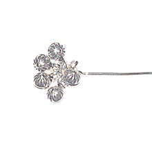 Load image into Gallery viewer, Sterling Silver .925 Headpin With Ball Cluster, 2.5 Inch, 20 Gauge, Choose Package Size - BeadPrism