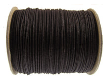 Load image into Gallery viewer, Supreme Waxed Cotton Cord 1mm Round Brown 250 Yards - BeadPrism