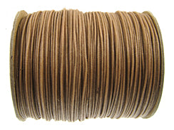 Supreme Waxed Cotton Cord 1mm Round Natural  150 Yards