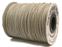 Supreme Waxed Cotton Cord 2mm Round Natural 125 Yards - BeadPrism