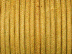 Waxed Cotton Cord 1mm, 1.5mm, 2mm Round, Choose Color