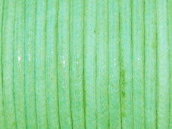 Waxed Cotton Cord 2mm Round Aqua Blue 100 Meter or 328 feets - BeadPrism