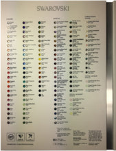 Load image into Gallery viewer, Swarovski Create Your Style Flat Backs Color Chart - BeadPrism