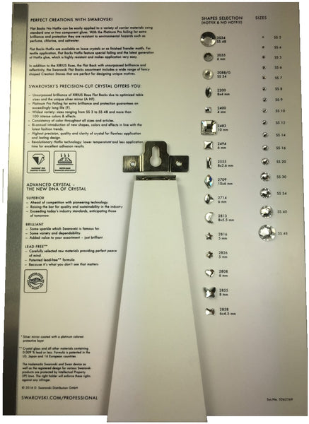 Swarovski Create Your Style Flat Backs Color Chart - BeadPrism