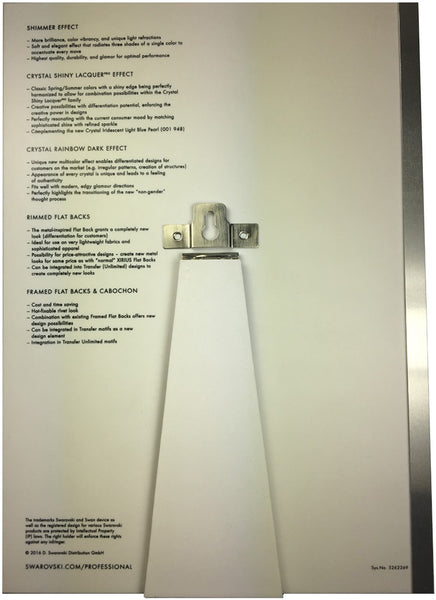 Swarovski Create Your Style Flat Backs Color Chart - BeadPrism