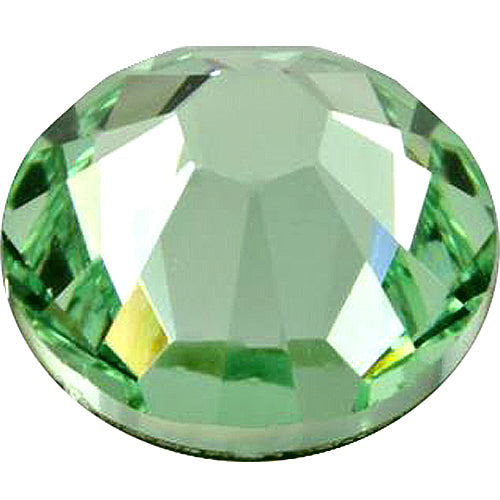 144  Chrysolite - 2028 Swarovski SS34 Hotfix Flat Backs - BeadPrism