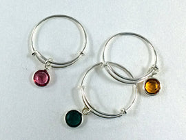 Expandable Wire Ring Adjustable .925 Sterling Silver 18 gauge 2.4