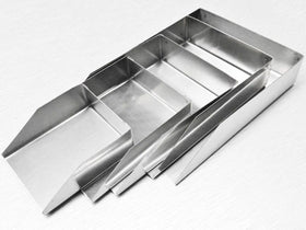 Stone Scoop Trays 5 Pcs Beads, Gems, Diamond, Findings, Stainless Steel, 5 Gem Pickup Trays - JT515 - BeadPrism