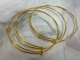 3 Pcs Charm Bracelets, expandable bracelets, adjustable bangle bracelet 3 Pc Choose Color - BanBRA3 - BeadPrism