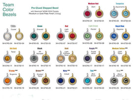 Swarovski Birthstone Charms Choose 1 from 22 Team Colors TierraCast Gold Plated Bezel -P6750G-XX - BeadPrism