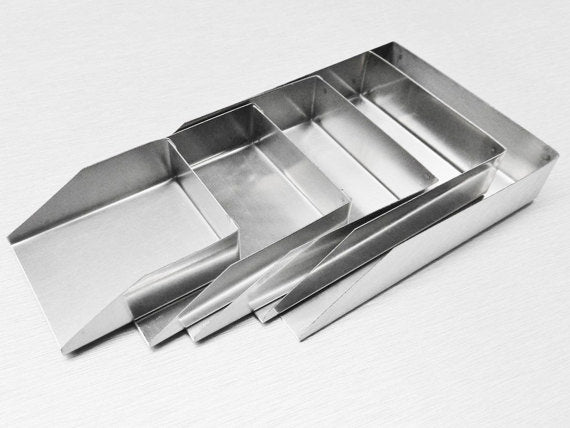 Stone Scoop Trays 5 Pcs Beads, Gems, Diamond, Findings, Stainless Steel, 5 Gem Pickup Trays - JT515 - BeadPrism