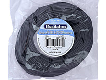 Load image into Gallery viewer, Beadalon Rubber Tubing 1.7mm, 25 Meter, 82 Feet, black rubber tubing, jewerly cord - JRT1.7BLK-25M - BeadPrism