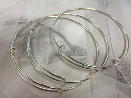 3 Pcs Charm Bracelets, expandable bracelets, adjustable bangle bracelet 3 Pc Choose Color - BanBRA3 - BeadPrism