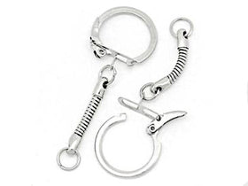 10 Pcs 1" Key Ring, Split Ring, DIY 1", 25mm Key ring for perosnalized Keychains - KCHN1 - BeadPrism