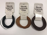 16 Ft 1.5mm Greek Leather Cord 5.47 yd 5 meter choose color Natural Brown Black, Beadsmith - GLC15xx