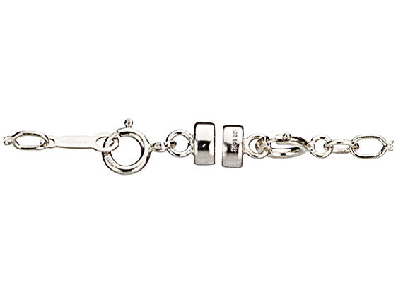 Sterling Silver 4.5mm Magnetic Clasp with 5mm Spring Ring Clasp, Clasp Convertors, Choose Quantity - BeadPrism