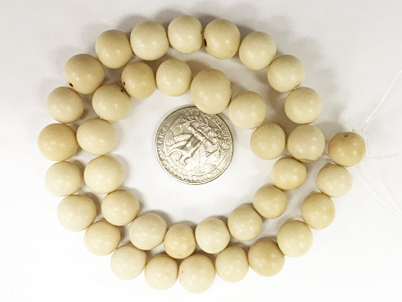 Weekly Sale 10-12mm Acai Beads, Natural Beads, Prayer Beads, 37 bead strand - Asayan - BeadPrism