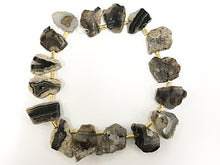 Load image into Gallery viewer, 25%OFF Agate Slice Strand 16Pc/strand Neutral Tones 34mm to 44mm Long -SAGT358 - BeadPrism