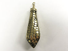 Load image into Gallery viewer, Tibetan Horn Tusk  Pendant, Gold Inlay, Brass Inlay, Amulet pendant. - AP437 - BeadPrism