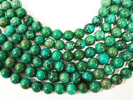 10mm Turquoise Chinese Round 16